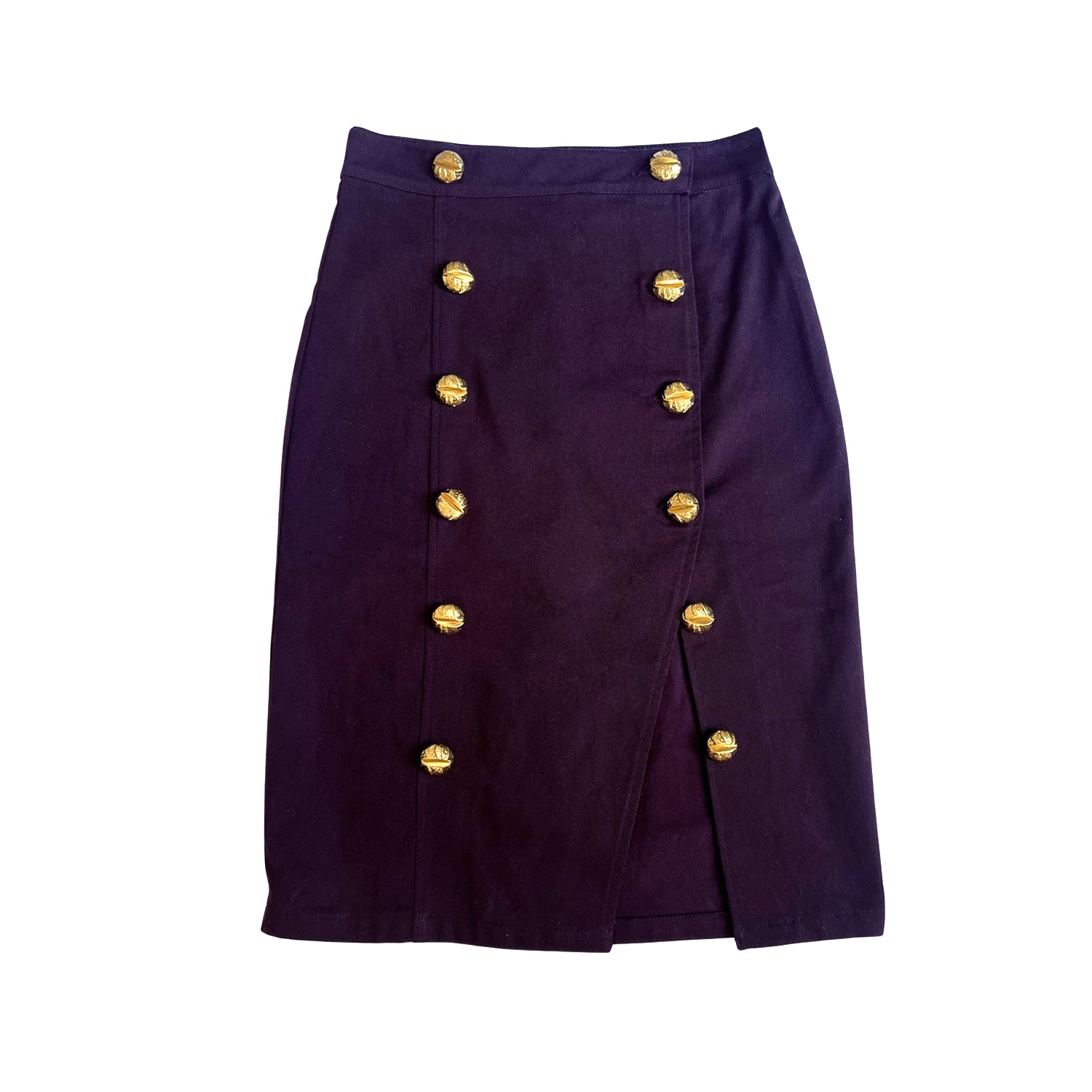 Majorelle Midi Skirt in Purple