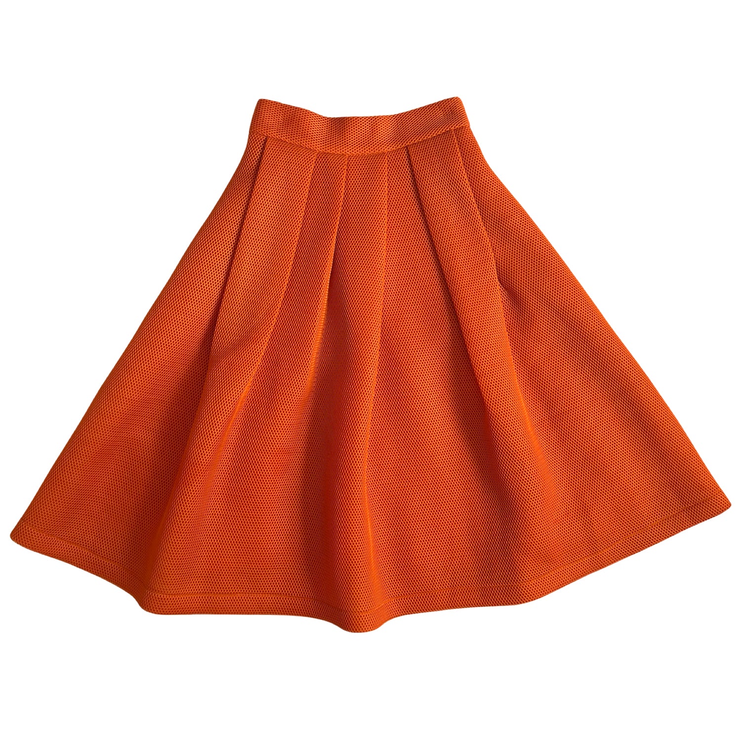 Full Midi Skirt in Orange