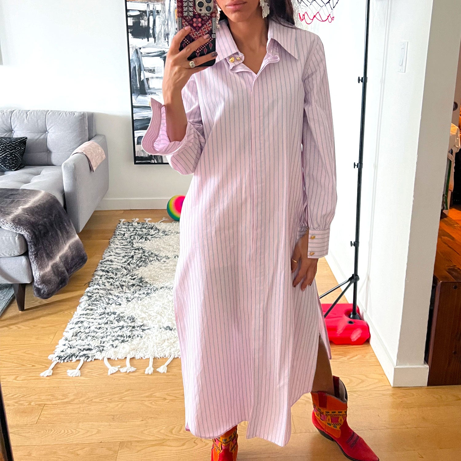 open back dress shirt Kesin Open Back Shirt