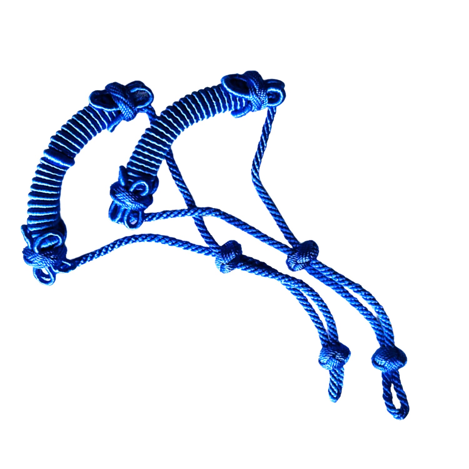 Hand Woven Sleeve Garter - Light Blue Silk